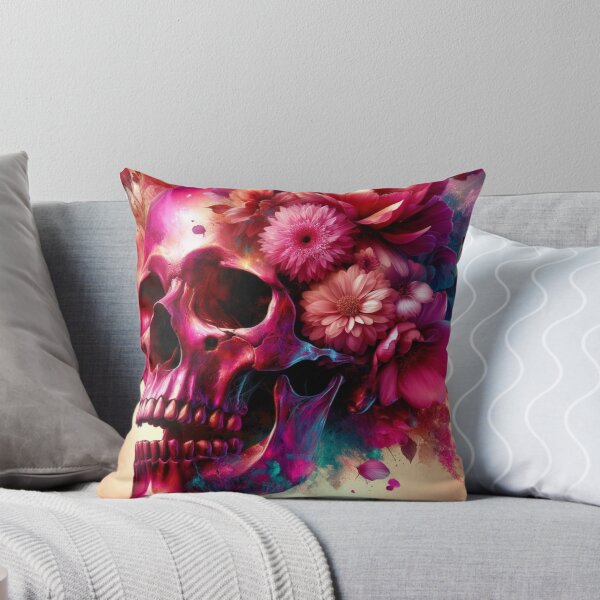 Item preview,   Pink Skull With Floral And Butterfly Expression Volume 2 designed and sold by mymagicstoreus.