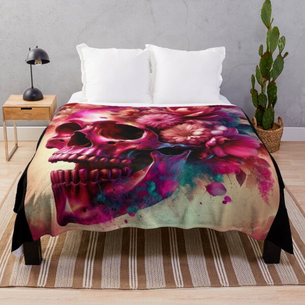 Item preview,   Pink Skull With Floral And Butterfly Expression Volume 2 designed and sold by mymagicstoreus.