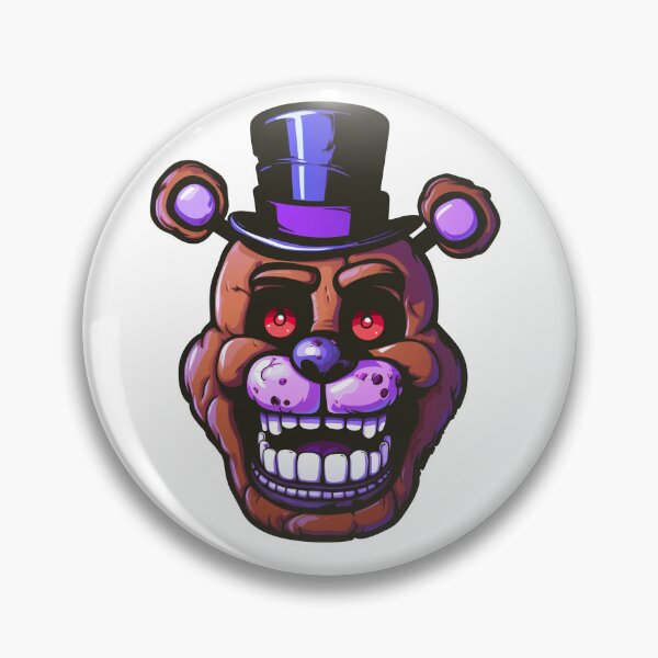 Item preview, Freddy Fazbear Face with Hat Sticker designed and sold by SmashTeen.
