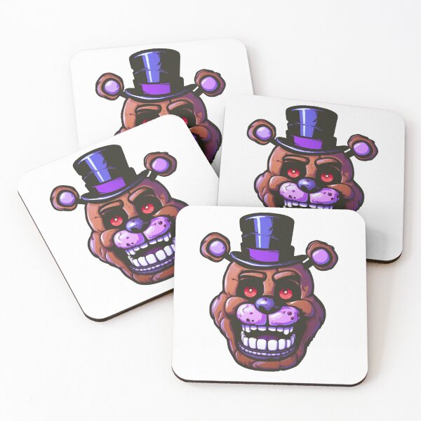 Item preview, Freddy Fazbear Face with Hat Sticker designed and sold by SmashTeen.