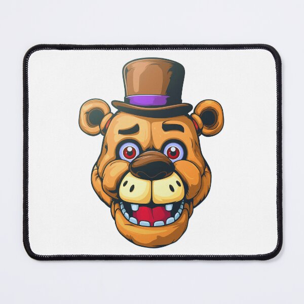 Item preview, Golden Freddy Fazbear Face with Hat Sticker designed and sold by SmashTeen.