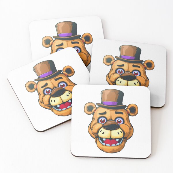 Item preview, Golden Freddy Fazbear Face with Hat Sticker designed and sold by SmashTeen.
