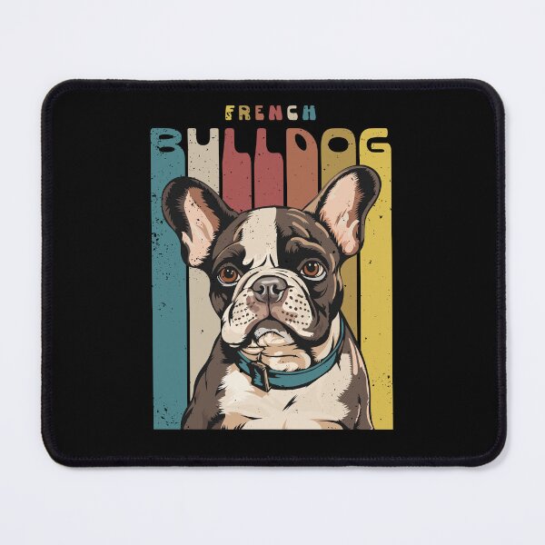 Item preview, Retro Style French Bulldog Illustration designed and sold by Hansani Nuwanmini Jayawickrama.