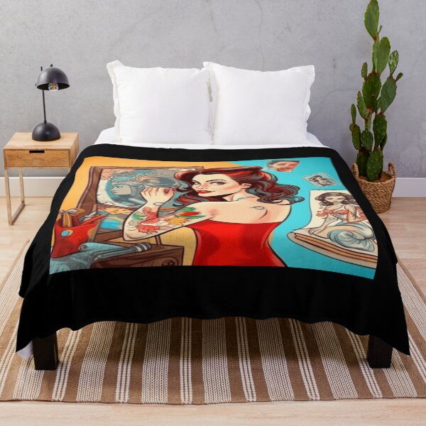 Item preview, Tattooed Pin Up Girl designed and sold by OutbreakDesigns.