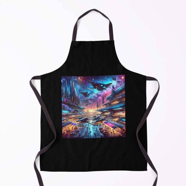 Item preview, Futuristic Spaceport Odyssey designed and sold by BestArtByArvind.