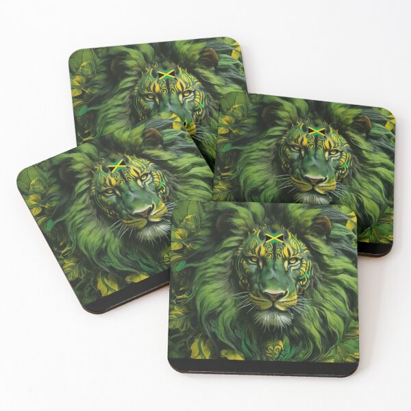 Item preview, Tribal Lion with Jamaican Colors And Flag  designed and sold by Angelle55.