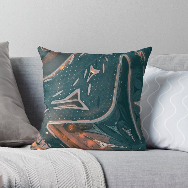 Abstract shapes - Nicosia Cyprus Throw Pillow