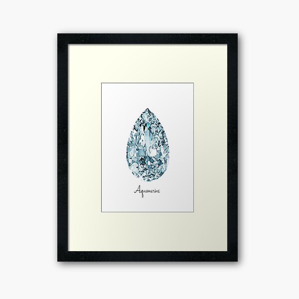 Aquamarine Framed Art Print