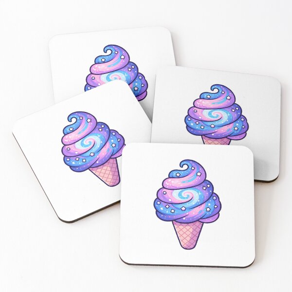 Item preview, Galactic Swirl Soft Serve Cone designed and sold by UmbrellaStudio1.