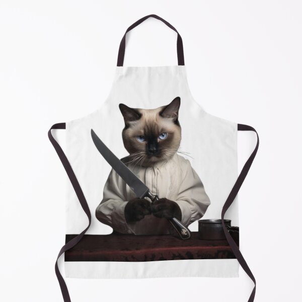 Item preview, Siamese cat chef designed and sold by seunghu.