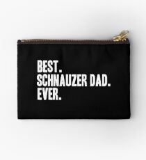 Schnauzer Shirt Dad Funny Pet Schnauzer T-Shirt Clothing Art Print Studio Pouch