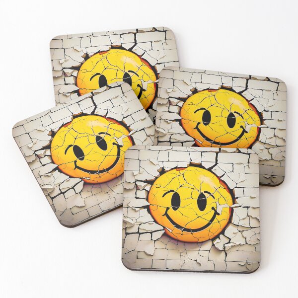 Item preview, Smiley - Broken Wall designed and sold by Zenvo.