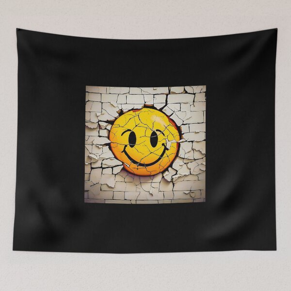 Item preview, Smiley - Broken Wall designed and sold by Zenvo.
