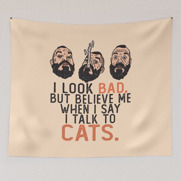 Item preview, I Talk to Cats - Cat Lover designed and sold by LazyCaat.
