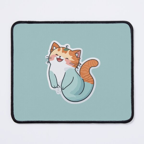 Item preview, Cute Mermaid Cat designed and sold by printmala.