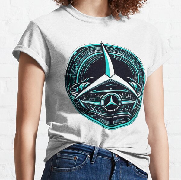 Mercedes benz clearance logo t shirt