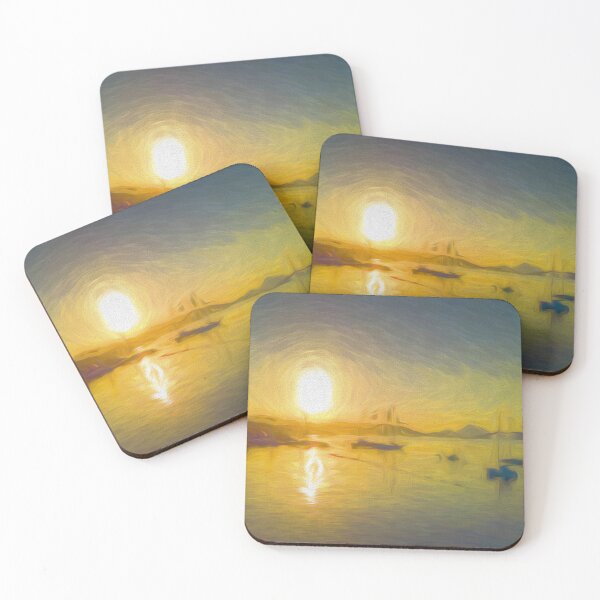 Item preview, Aegean Sea Bodrum Dawn Art designed and sold by Londonimages.