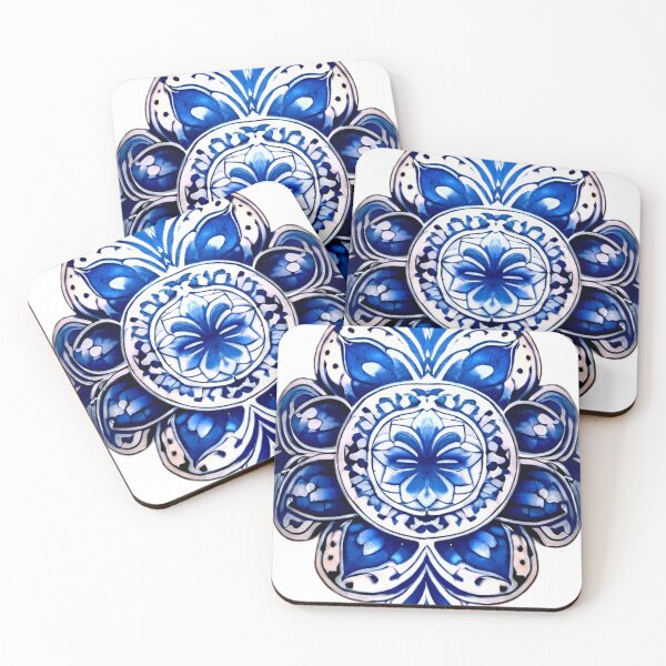 Item preview, Delft Blue Mandela designed and sold by MatrixTattoo.