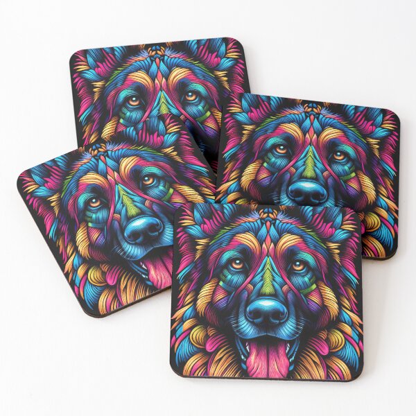 Item preview, Psychedelic German Shepherd designed and sold by TheWorkingDog.
