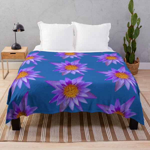 Item preview, Star shaped Blue Lily flower designed and sold by Dalyndigital Photography.