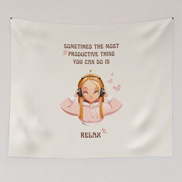 Item preview, Sometimes you just need to relax, best on light background designed and sold by VarnaChitra.