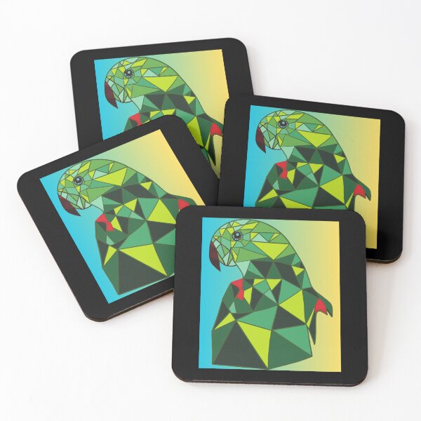 Item preview, Parrot mosaic, a wonderful artistic painting designed and sold by VibeTwist.