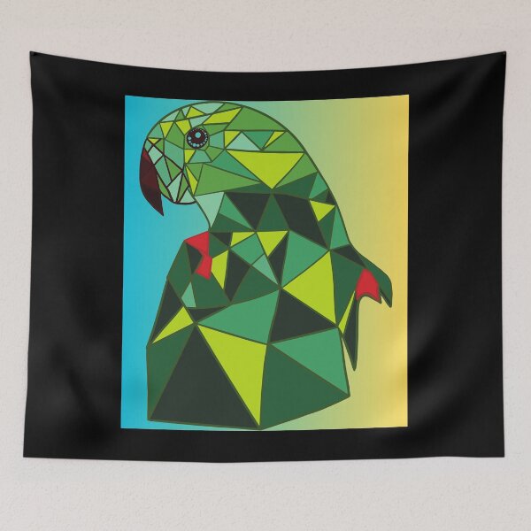 Item preview, Parrot mosaic, a wonderful artistic painting designed and sold by VibeTwist.