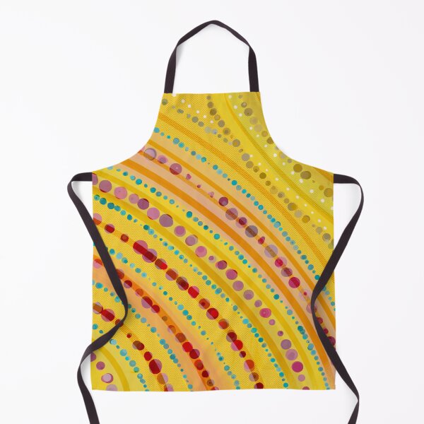 Item preview, Sunlit Seashell: Yellow Shell Painting with Dotted Accents designed and sold by elliebart.