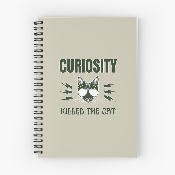 Item preview, curiosity killed the cat  designed and sold by Thespacerocket.