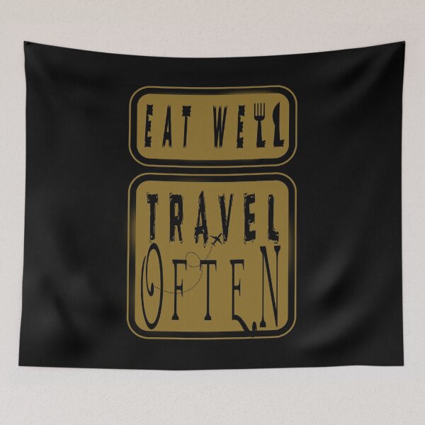 Item preview, eat well travel often,new design designed and sold by ESAMSTORE.