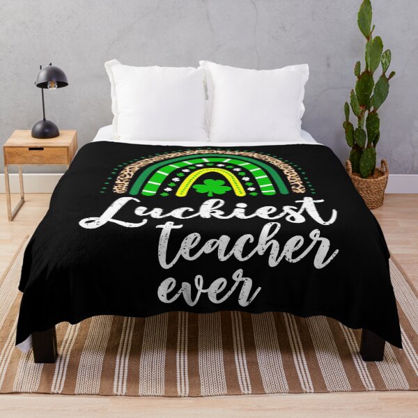 Item preview, Luckiest Teacher Ever School Leopard Rainbow St Patricks Day designed and sold by MobyStickers.