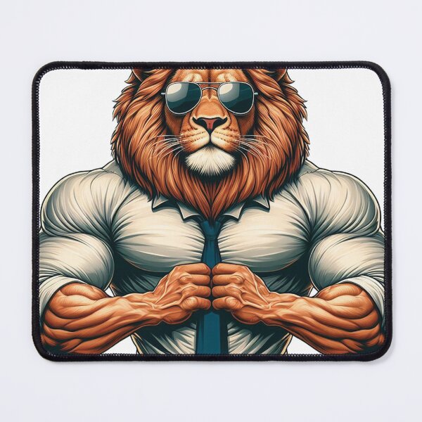 Item preview, Muscled lion designed and sold by ready-made.