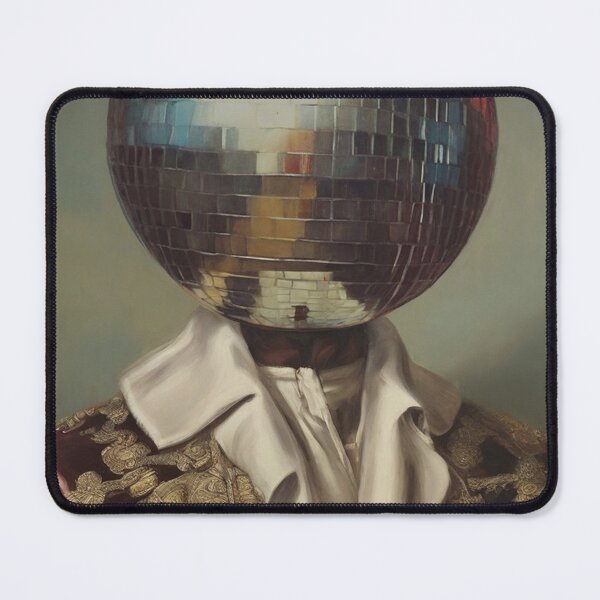 Item preview, DiscoHead King / Altered Collage Art designed and sold by THE ART CONCEPT GALLERY.