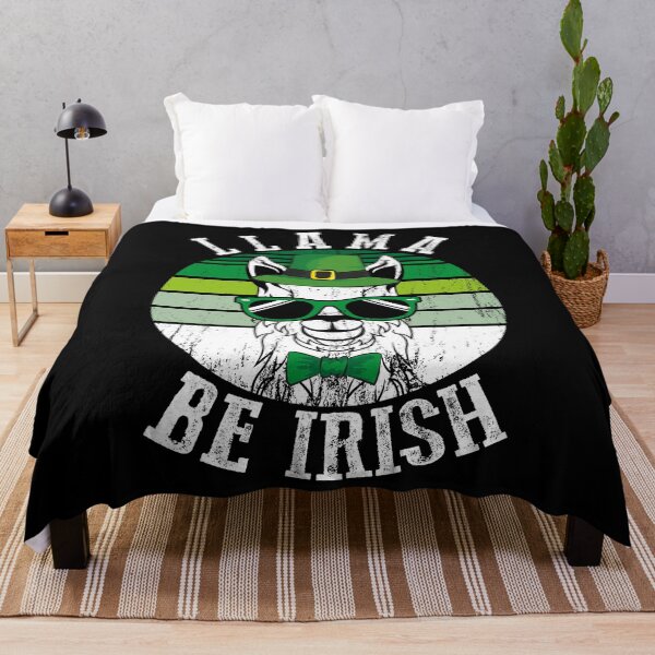 Item preview, LLAMA BE IRISH Shamrock Kids Women Tee Funny St Patricks Day designed and sold by MobyStickers.