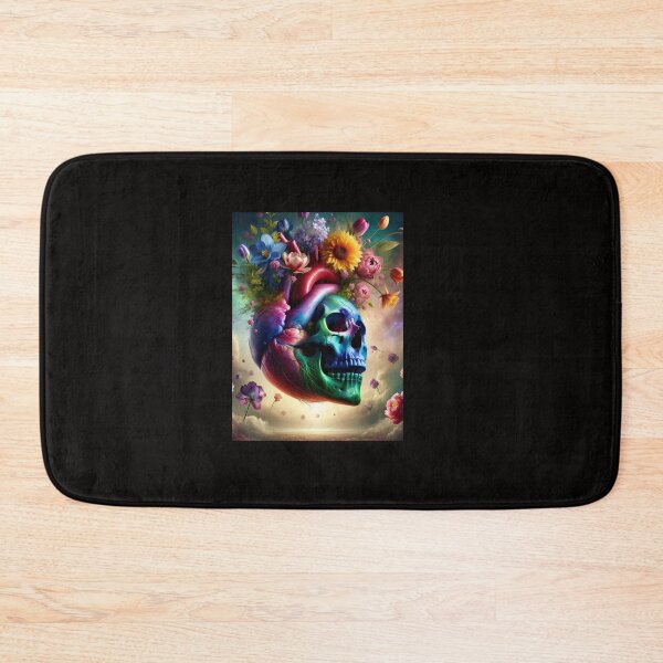 Item preview, Spring Floral Skull-Heart  Expression  designed and sold by mymagicstoreus.