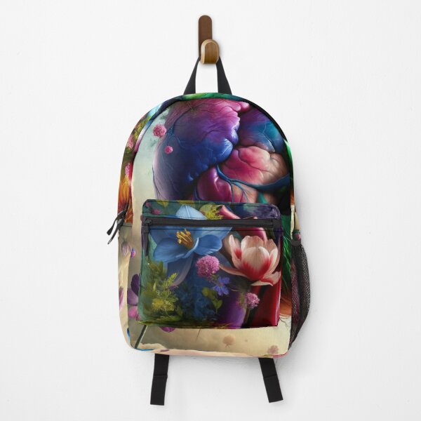 Item preview, Spring Floral Skull-Heart  Expression  designed and sold by mymagicstoreus.