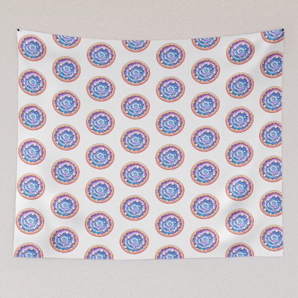 Item preview, Starry Galaxy Pizza with Whimsical Toppings designed and sold by UmbrellaStudio1.