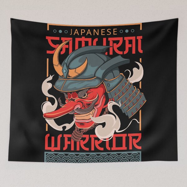 Aperçu de l'œuvre Bushido Spirit: Japanese Samurai Warrior créée et vendue par SmokaARTS.