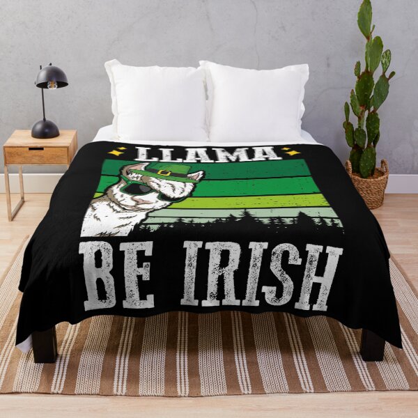 Item preview, LLAMA BE IRISH Shamrock Kids Women Tee Funny St Patricks Day designed and sold by MobyStickers.