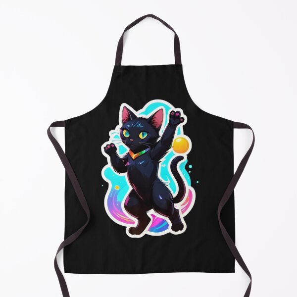 Item preview, Dancing Black Cat Cute Feline I Love Kitty designed and sold by LamarrDreams13.
