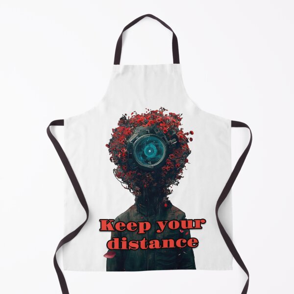 Item preview, "Keep Your Distance" CamHead designed and sold by fluidwatercolor.