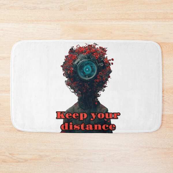 Item preview, "Keep Your Distance" CamHead designed and sold by fluidwatercolor.