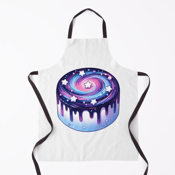 Item preview, Spiral Galaxy Mirror Glaze Cake with Star Accents designed and sold by UmbrellaStudio1.