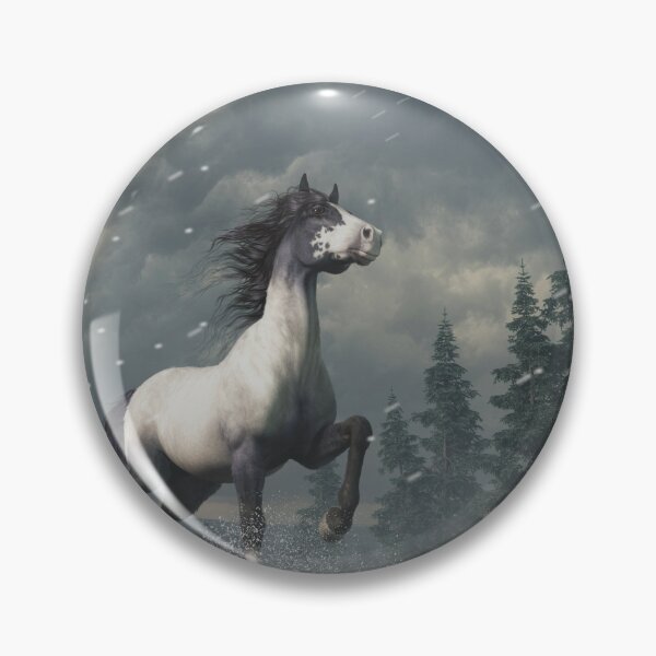 Item preview, Blue Roan in a Blizzard designed and sold by Daniel Eskridge.