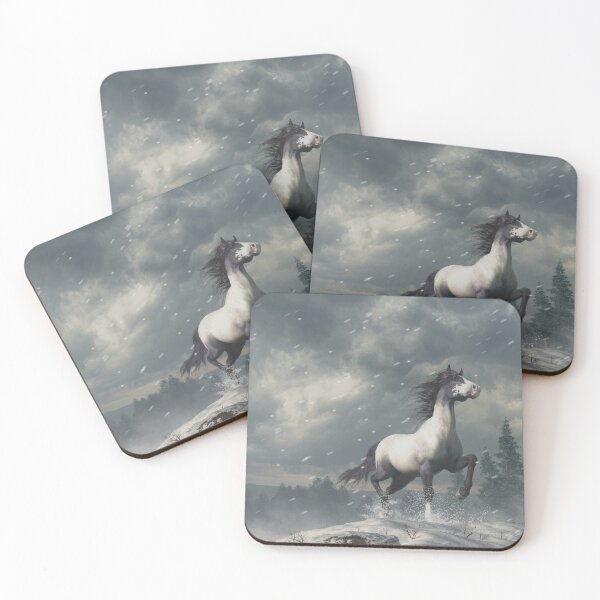 Item preview, Blue Roan in a Blizzard designed and sold by Daniel Eskridge.