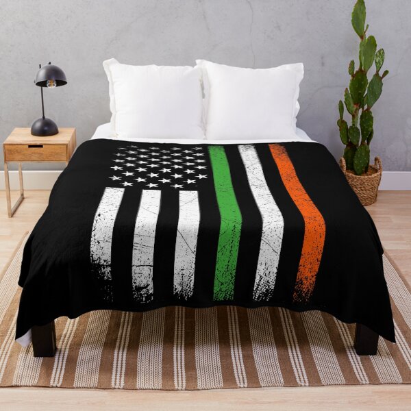 Item preview, Irish American Flag Ireland Flag 4th of July St Patricks Day designed and sold by MobyStickers.
