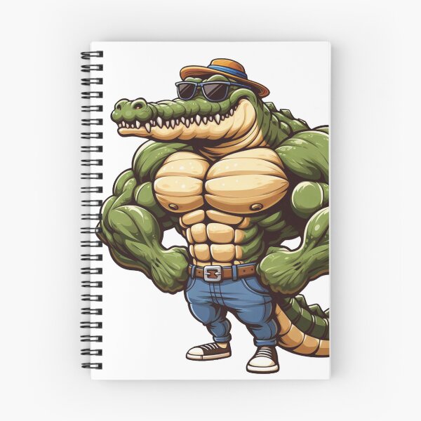 Item preview, Muscled Crocodile designed and sold by ready-made.
