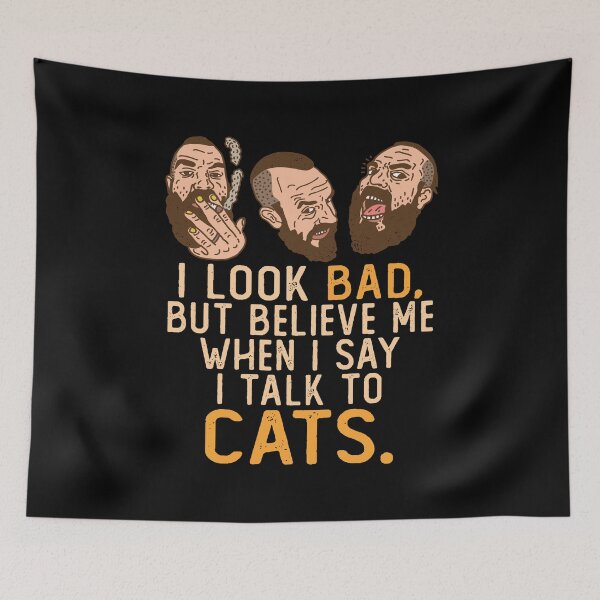 Item preview, I Talk to Cats - Cat Lover designed and sold by LazyCaat.