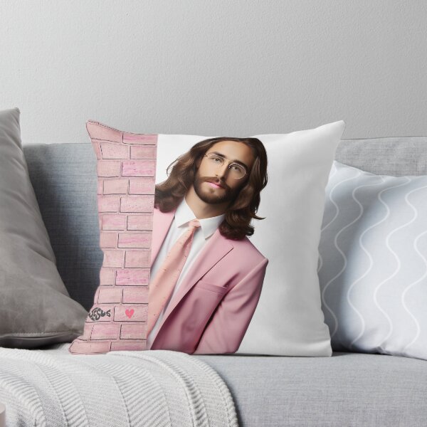 Item preview, Preppy Jesus Pink Heart  designed and sold by SunFirecracker.
