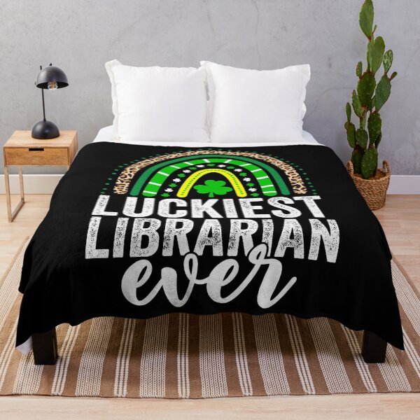 Item preview, Luckiest Librarian Ever Leopard Rainbow St Patricks Day designed and sold by MobyStickers.